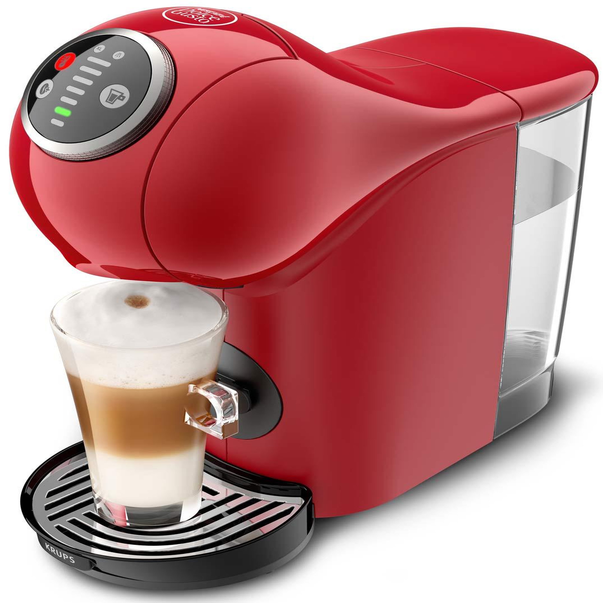 Voir la diapositive 5 : KRUPS Cafetière à dosette 15 bars 1500w rouge/noir - yy4444fd