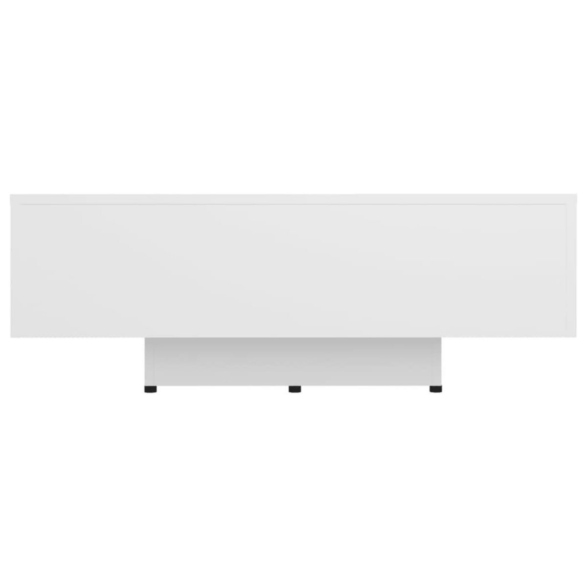 VIDAXL Table basse Blanc 85x55x31 cm Bois d'ingenierie