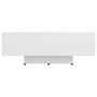 Voir la diapositive 3 : VIDAXL Table basse Blanc 85x55x31 cm Bois d'ingenierie