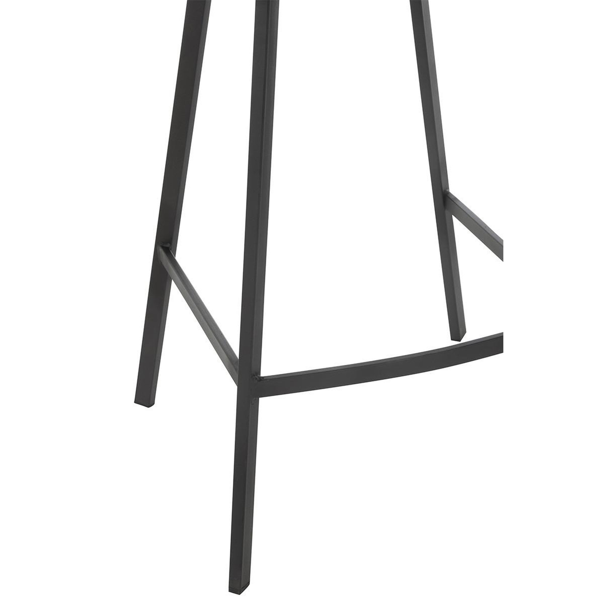 Voir la diapositive 6 : J-LINE Chaise de bar matelassée bouclette  kent  95cm marron