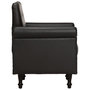 Voir la diapositive 3 : VIDAXL Chaise cabriolet noir cuir veritable