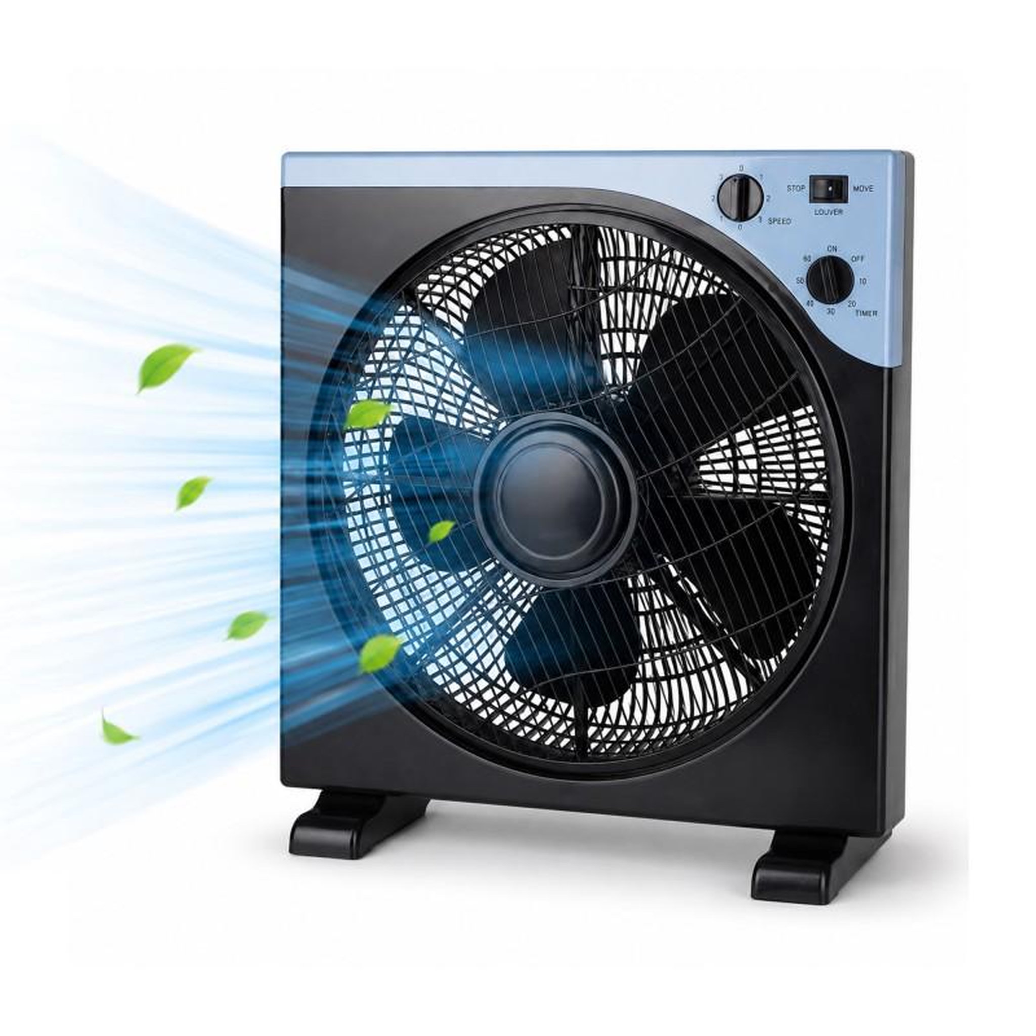 Ventilateur sol et table 30 cm – oscillation 360