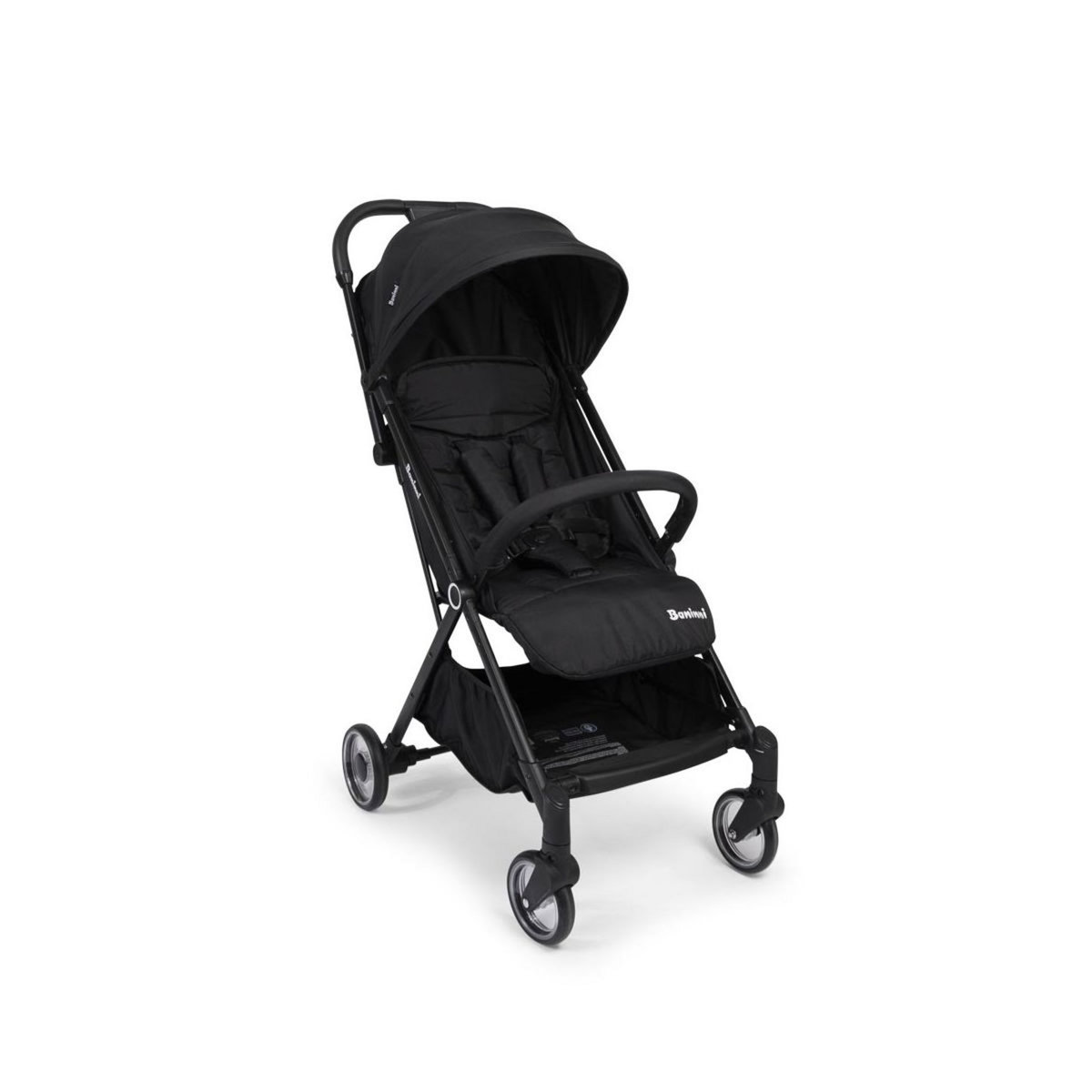 Baninni Poussette Pliante Tula Noir – Légère, Compacte Et Confortable Dès 6 Mois Jusqu’à 15 Kg