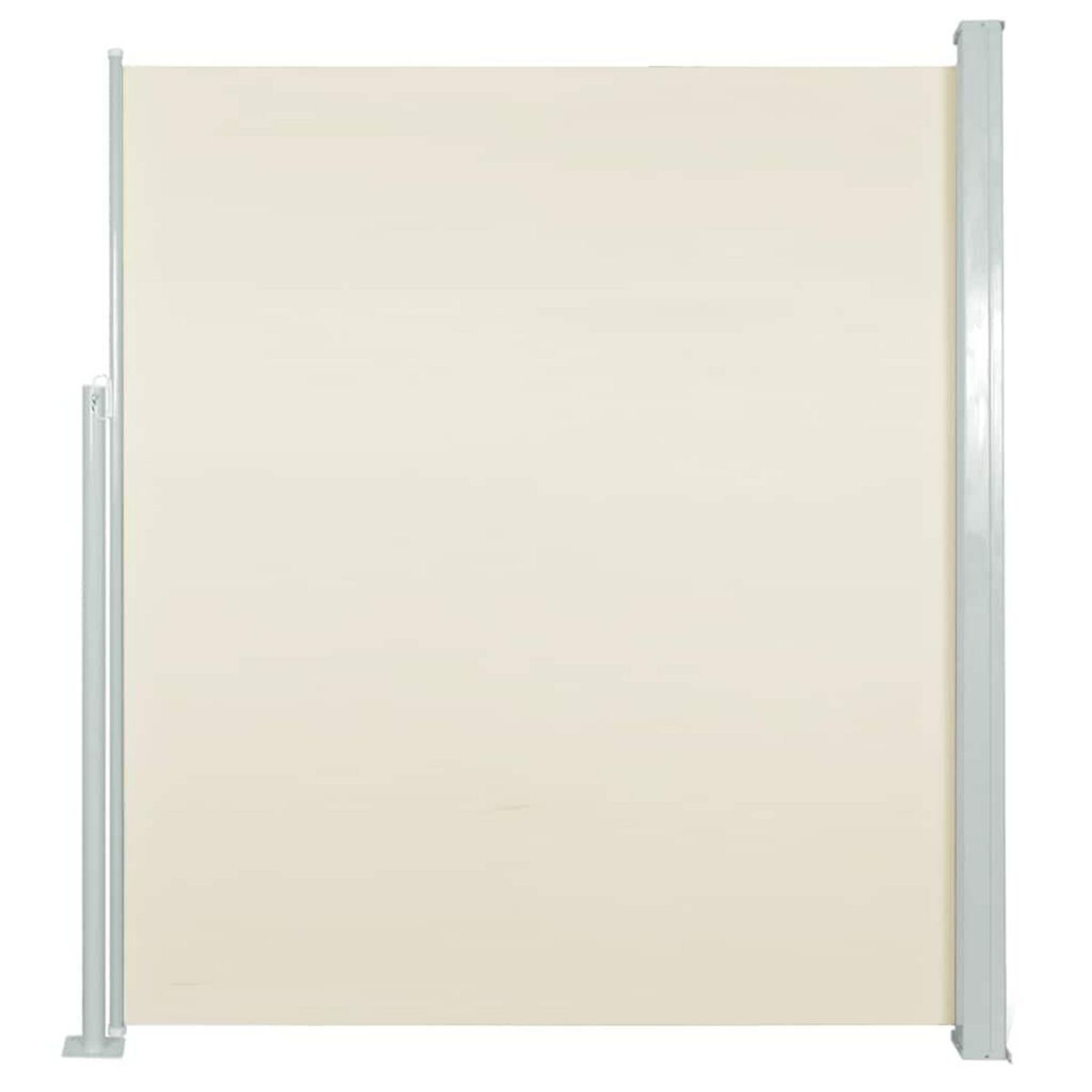 VIDAXL Auvent lateral retractable 120 x 300 cm Blanc casse