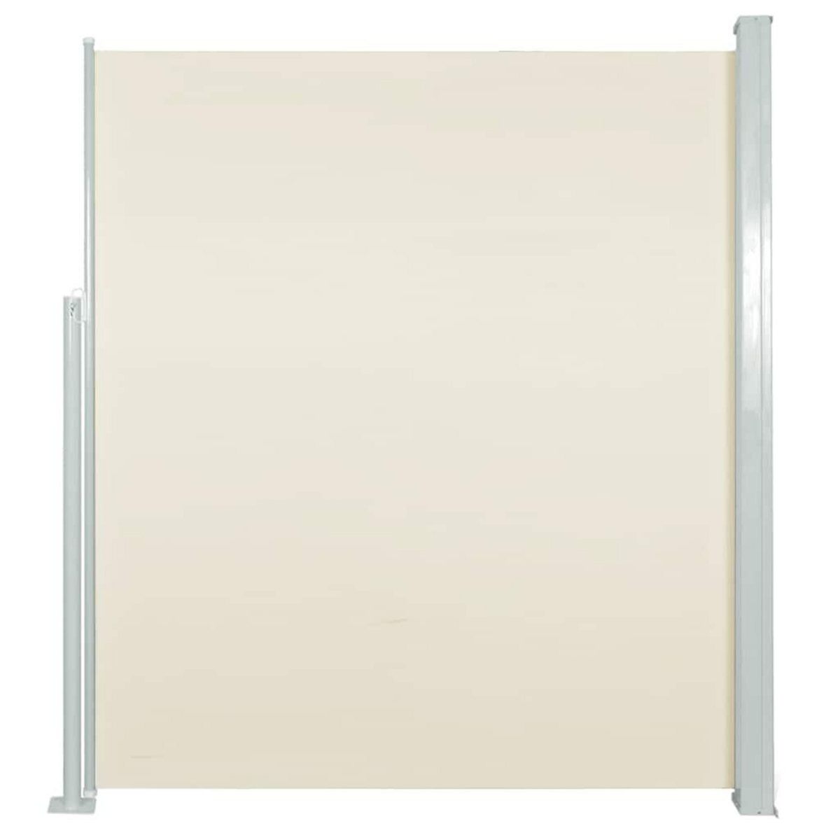 VIDAXL Auvent lateral retractable 120 x 300 cm Blanc casse