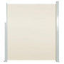 Voir la diapositive 2 : VIDAXL Auvent lateral retractable 120 x 300 cm Blanc casse