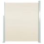 Voir la diapositive 2 : VIDAXL Auvent lateral retractable 120 x 300 cm Blanc casse