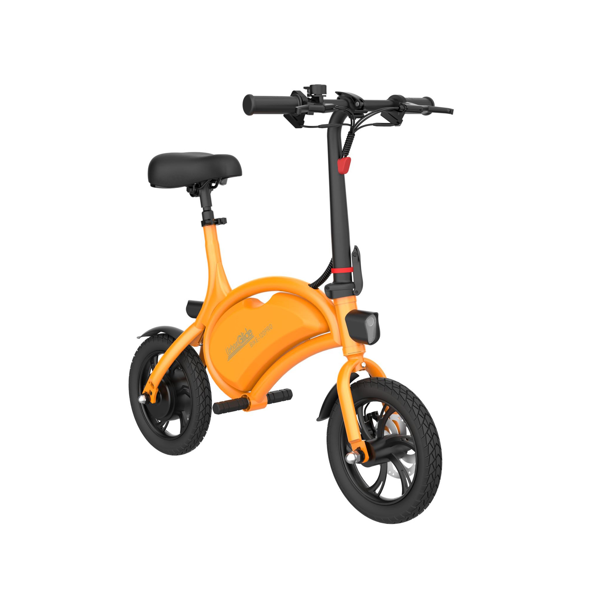 URBANGLIDE Draisienne électrique adulte e-bike 120 - autonomie jusqu'a 18 km - pneu 12  gonflable - batterie 42v - poids 15kg