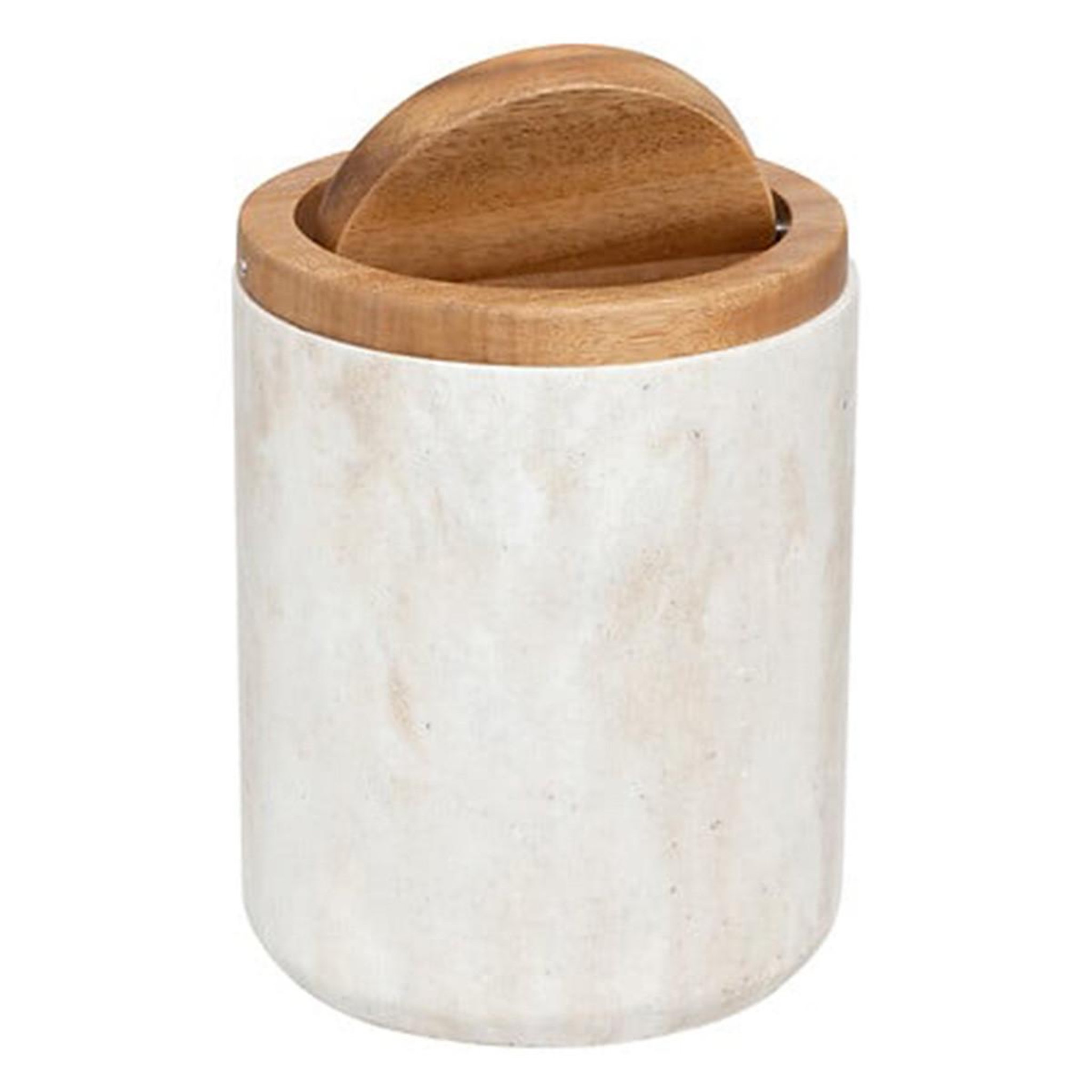 Voir la diapositive 3 : FIVE Poubelle de table salle de bain  côme  1,5l beige