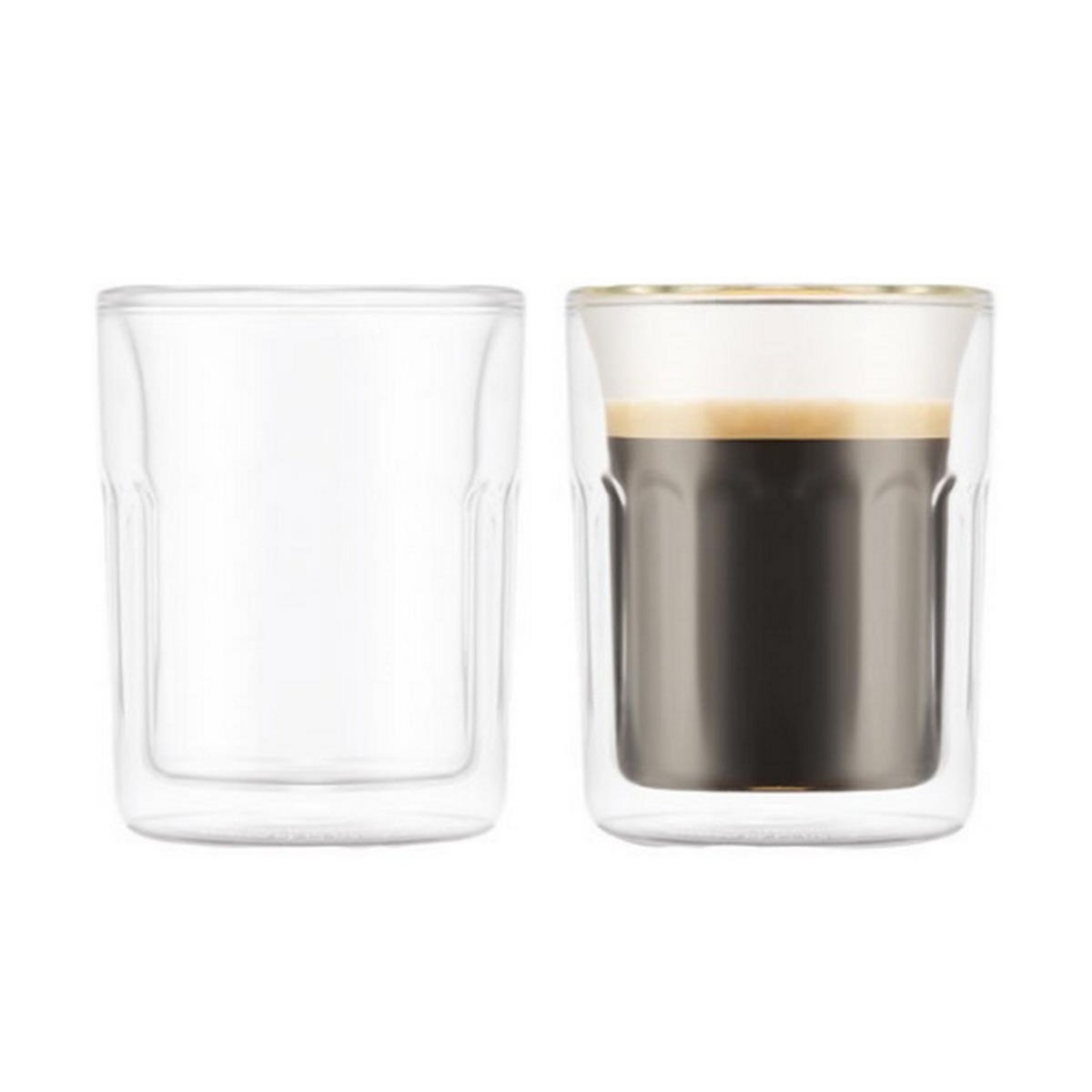 Bodum Set de 2 verres à double paroi 0.1 l - 12364-10