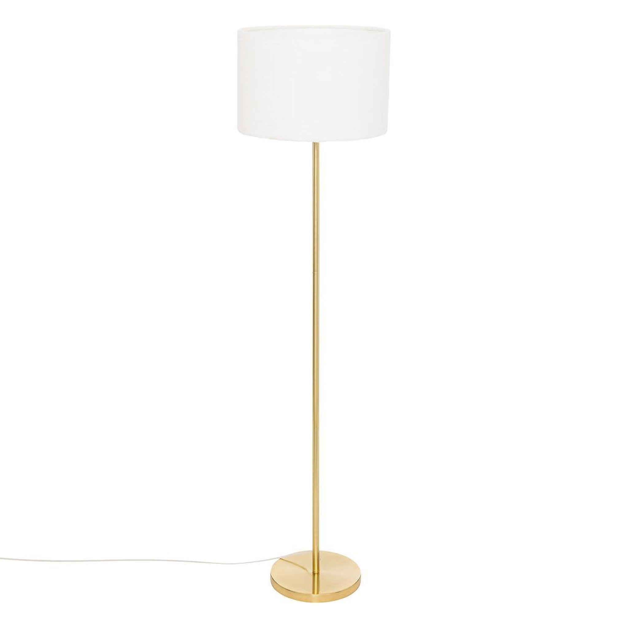 ATMOSPHERA Lampadaire design bouclette  tina  150cm or