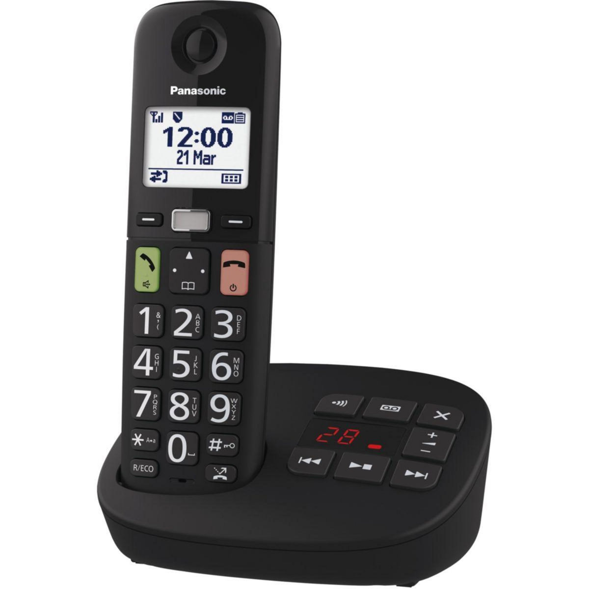 PANASONIC Téléphone sans fil KX-TGU130EXB