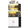 Voir la diapositive 1 : MERAX Buffet de cuisine 4 portes 0 tiroirs