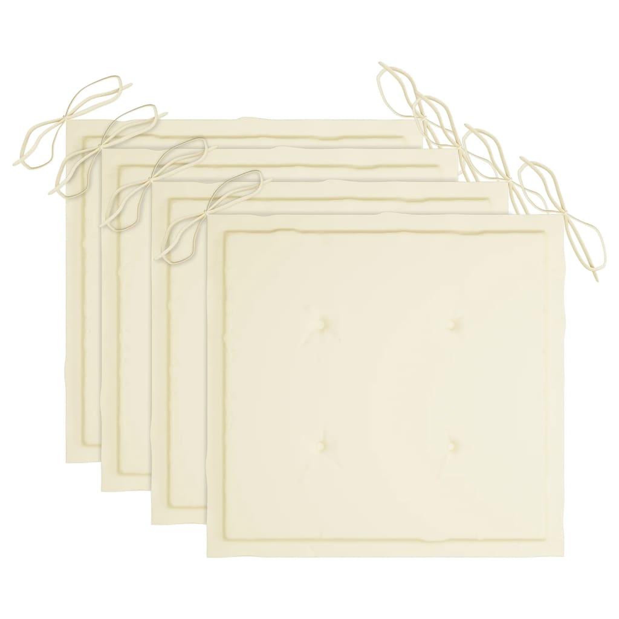 Voir la diapositive 4 : VIDAXL Chaises a manger d'exterieur lot de 4 et coussins Acacia massif