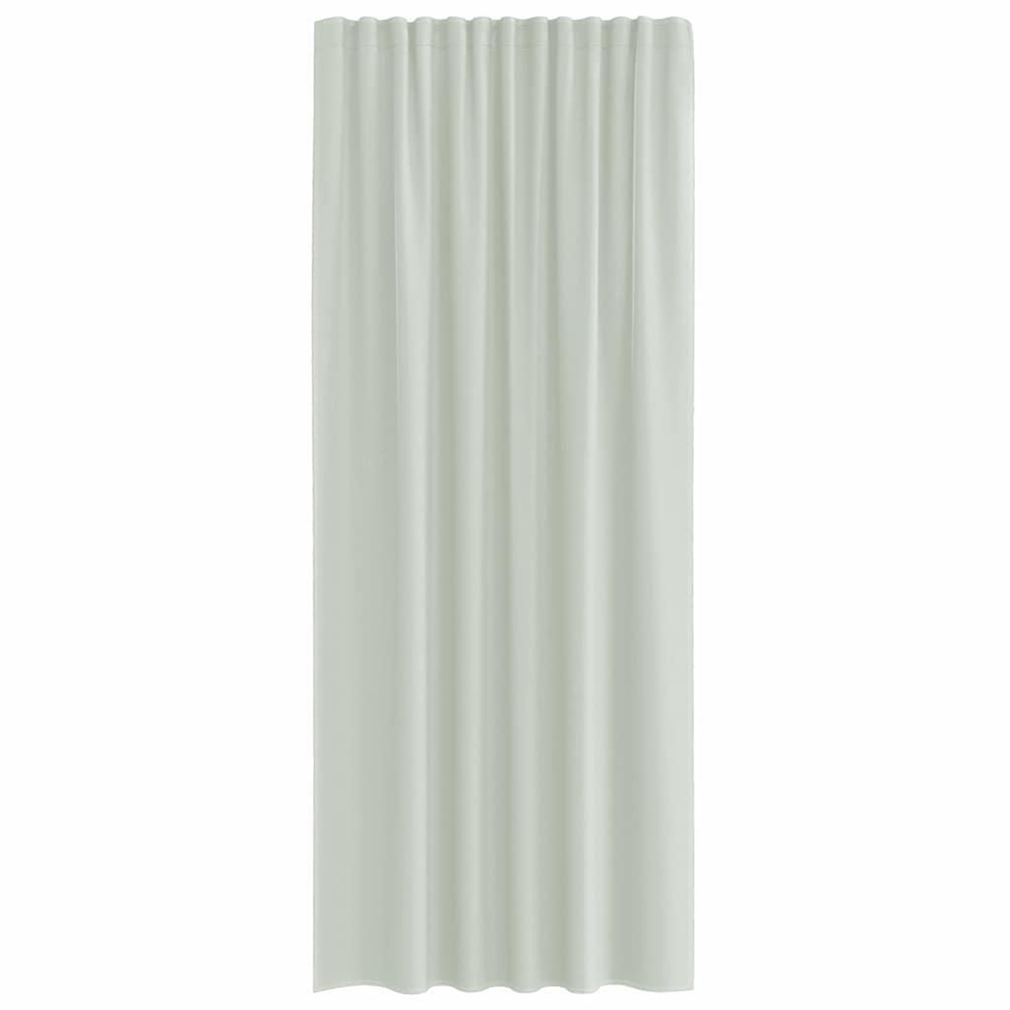 Voir la diapositive 4 : VIDAXL Rideaux en voile avec boucles 2 pcs gris clair 140x225 cm