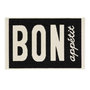 Voir la diapositive 1 : Paris Prix Tapis de Cuisine  Appetito  50x80cm Noir