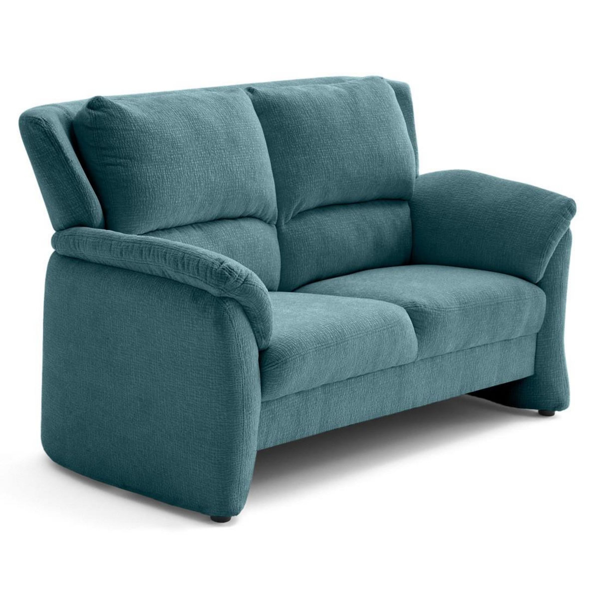 LISA DESIGN Bastille - canapé droit 2 places en tissu velours relief