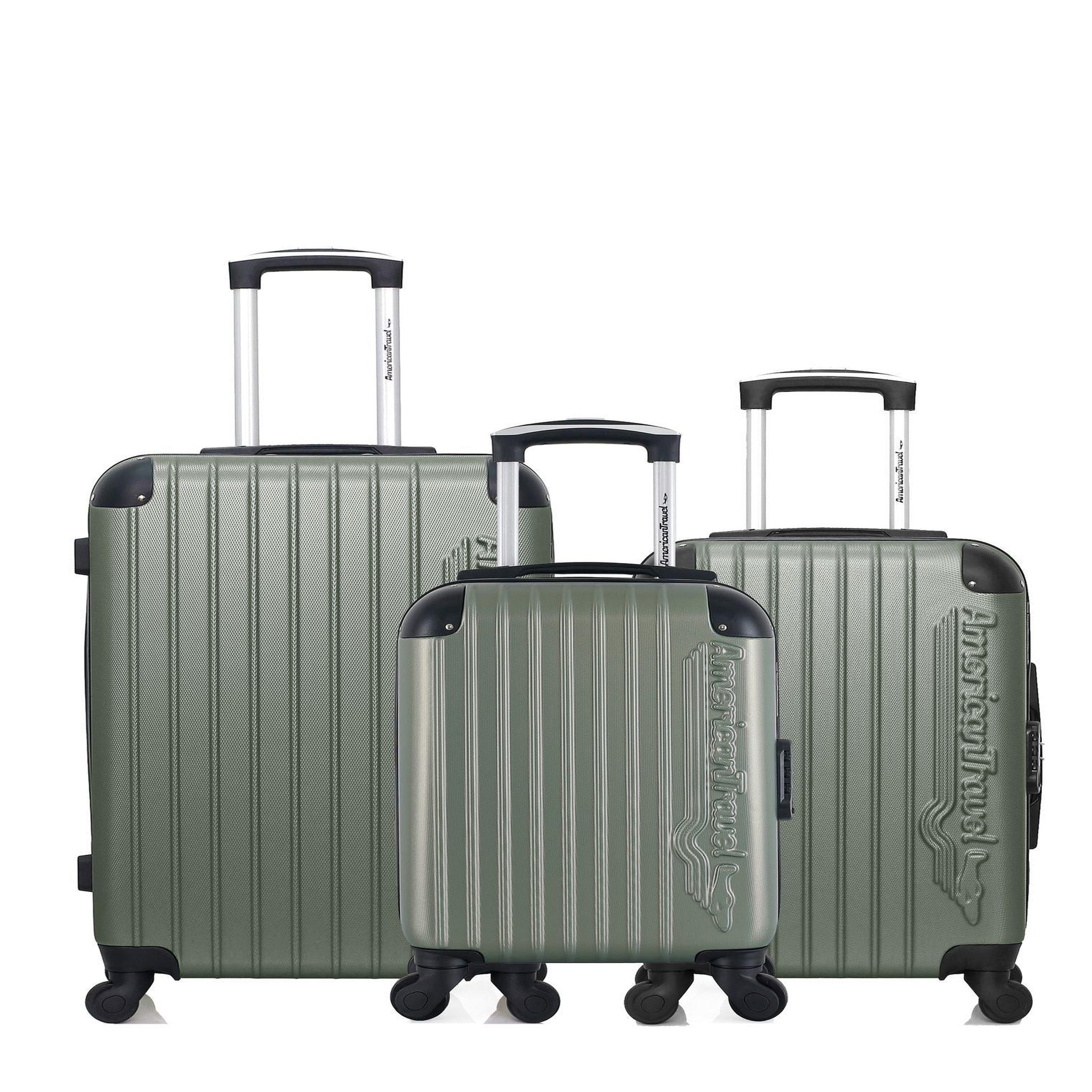 AMERICAN TRAVEL American travel - lot de 3 - valise weekend, valise cabine et valise cabine xxs budapest