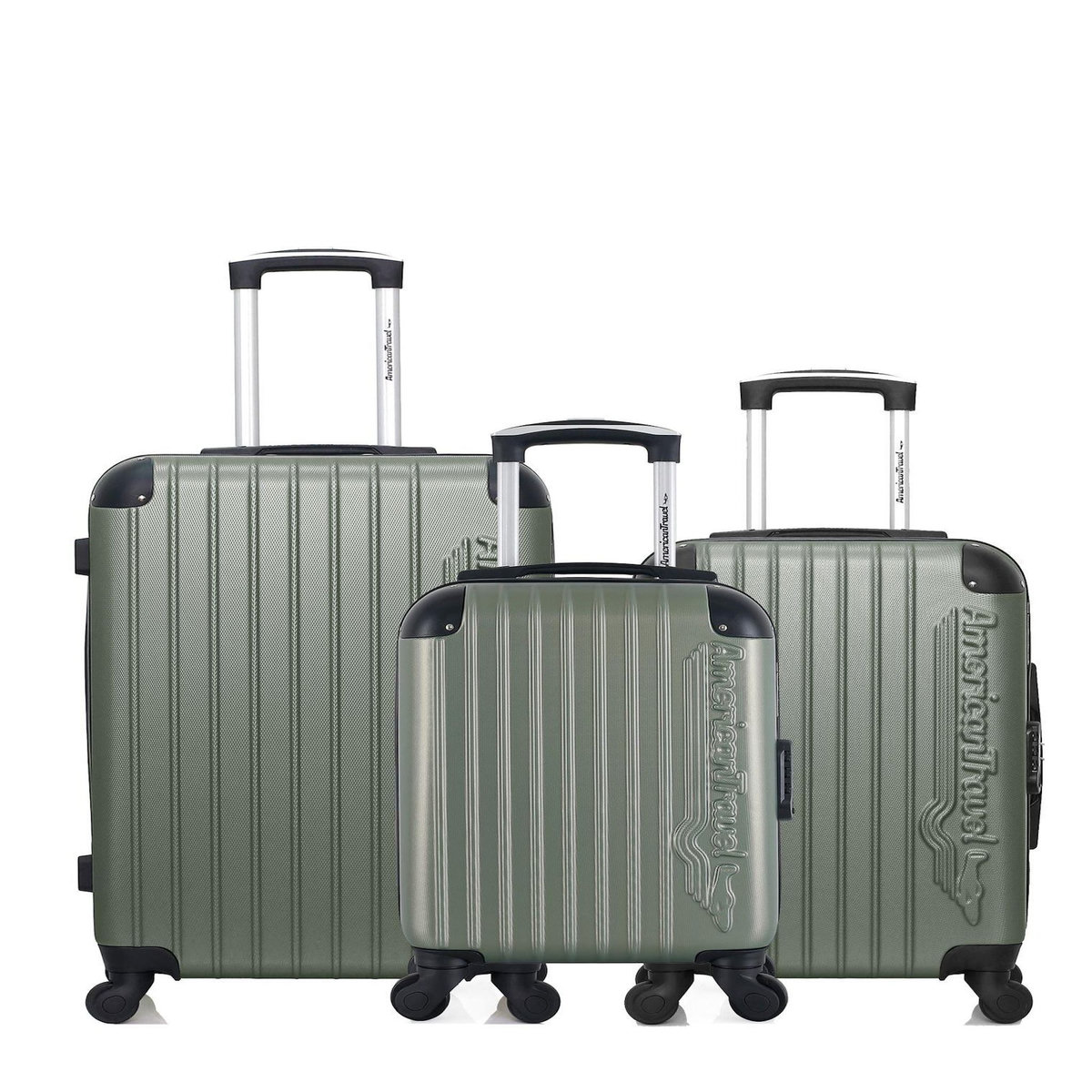 AMERICAN TRAVEL AMERICAN TRAVEL - Lot de 3 - Valise weekend, valise cabine et valise cabine XXS BUDAPEST