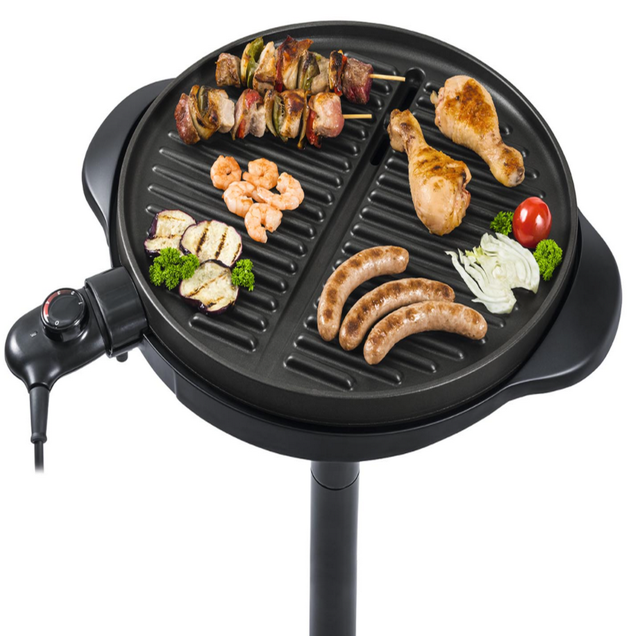 Voir la diapositive 3 : STEBA Barbecue électrique sur pied 1800w - VG250