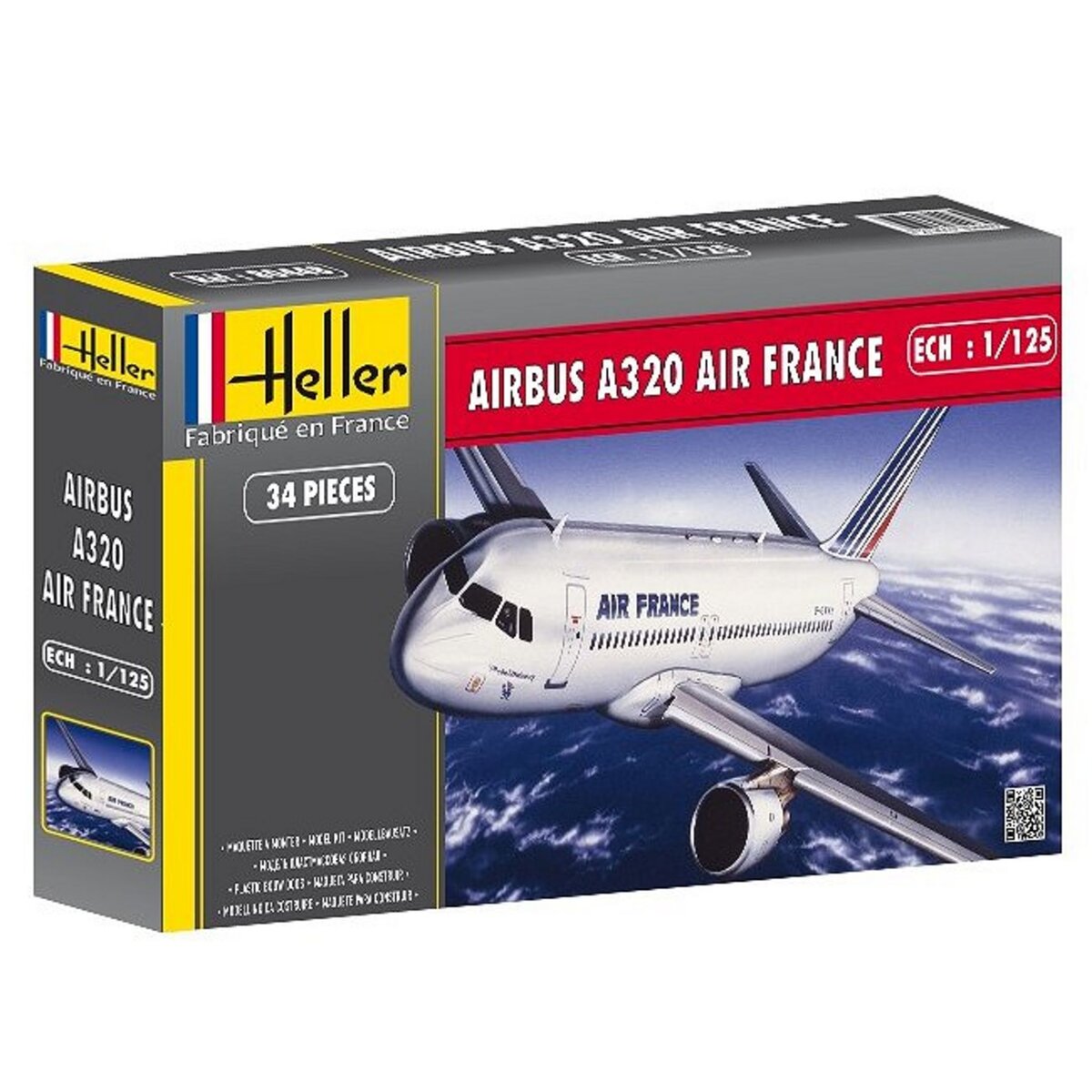 Heller Maquette avion : Airbus A320 Air France pas cher 