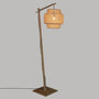 Voir la diapositive 4 : ATMOSPHERA Lampadaire Arc en Bambou  Liby  173cm Naturel