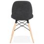 Voir la diapositive 5 : Paris Prix Chaise Design Scandinave  Marlina  84cm Gris Foncé