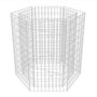 Voir la diapositive 2 : VIDAXL Lit sureleve a gabion hexagonale 100x90x100 cm