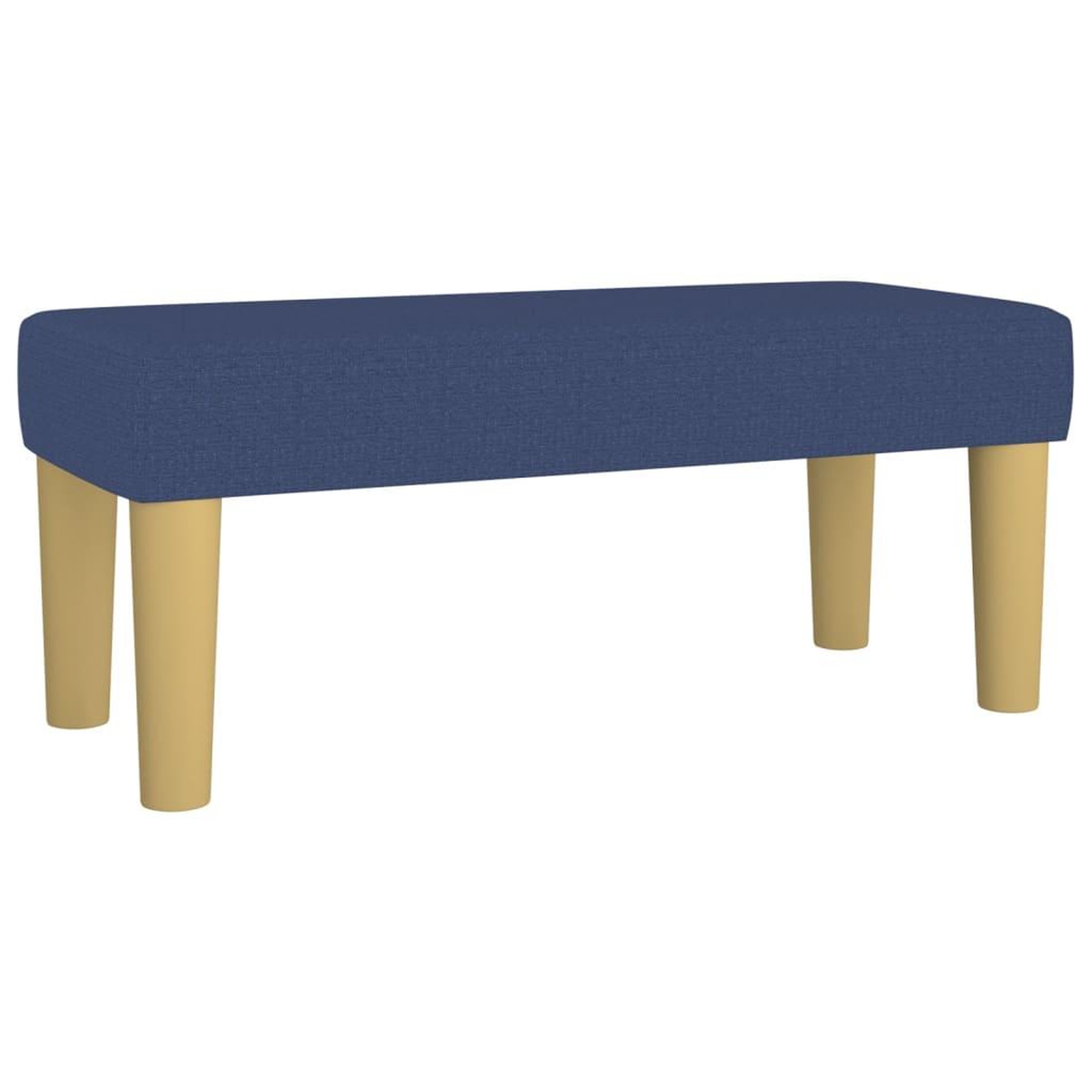 Voir la diapositive 2 : VIDAXL Banc Bleu 70x30x30 cm Tissu