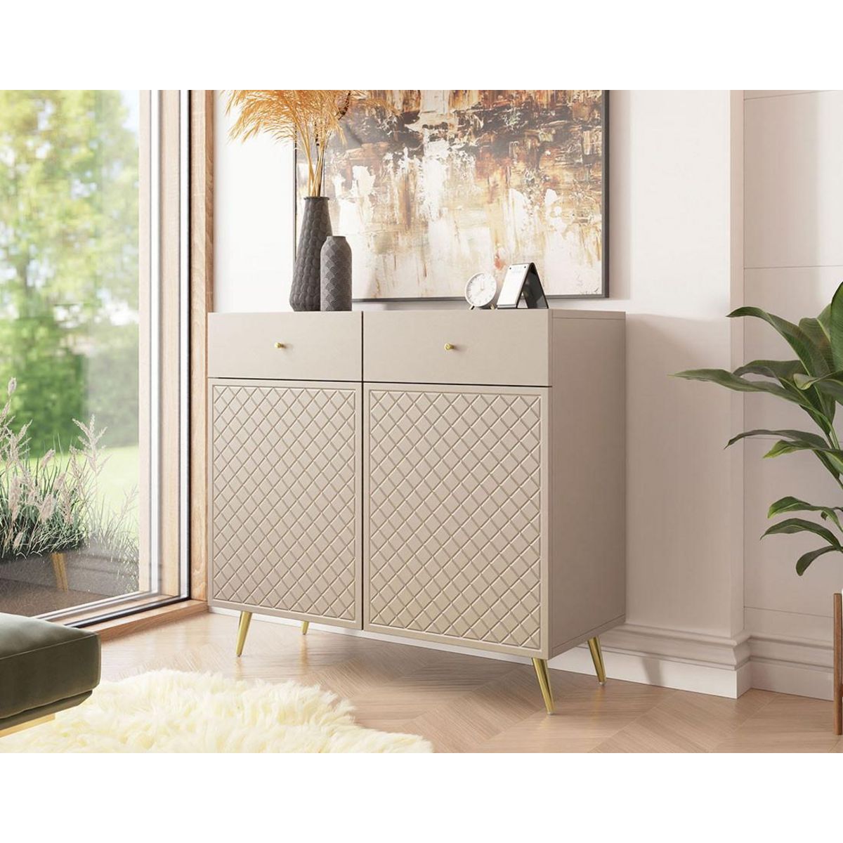 BEST MOBILIER Sorolla - buffet bas - 100 cm
