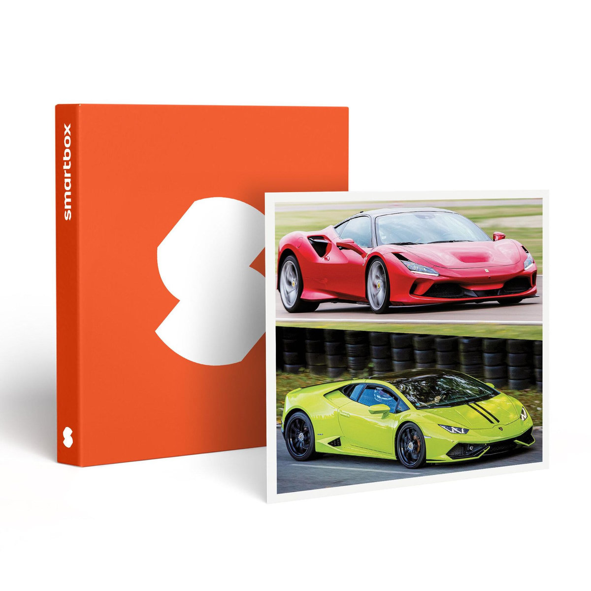 Smartbox Stage de pilotage multivolant : 2 tours en Lamborghini Huracán et 2 tours en Ferrari F8 sur le circuit de La Ferté-Gaucher - Coffret Cadeau Sport & Aventure