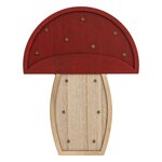 ATMOSPHERA Lampe à suspendre CHAMPIGNON - H. 23 cm - Rouge et beige