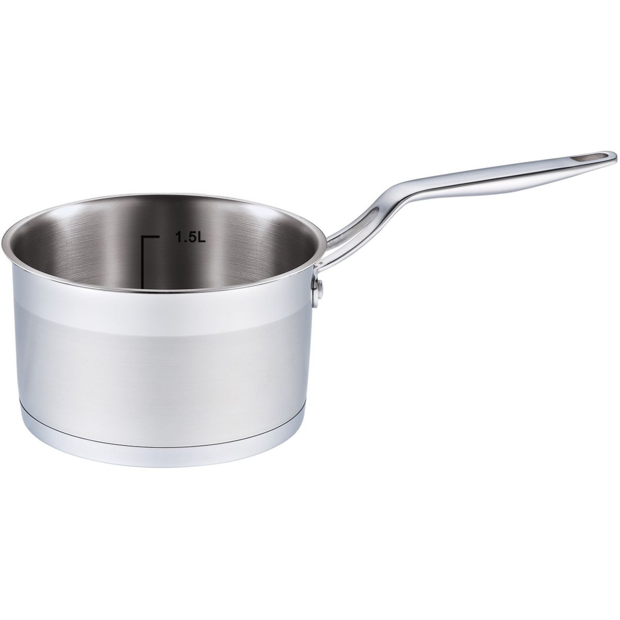 Voir la diapositive 2 : BAUMALU Batterie de cuisine inox 6 pieces platine