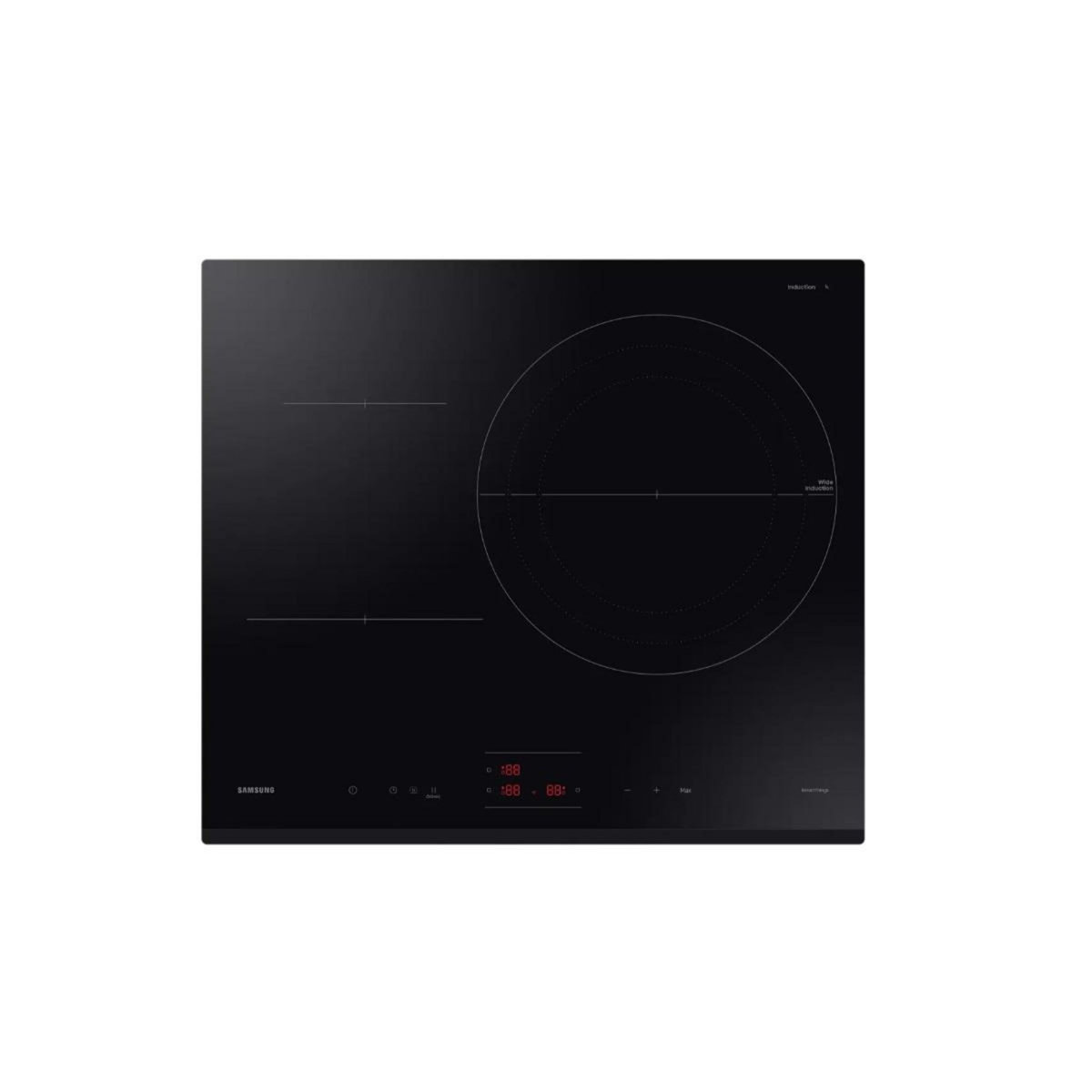 Samsung Table de cuisson induction 60cm 3 feux 7400w noir - NZ63C4035GK