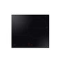Voir la diapositive 1 : Samsung Table de cuisson induction 60cm 3 feux 7400w noir - NZ63C4035GK