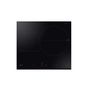 Voir la diapositive 1 : Samsung Table de cuisson induction 60cm 3 feux 7400w noir - NZ63C4035GK
