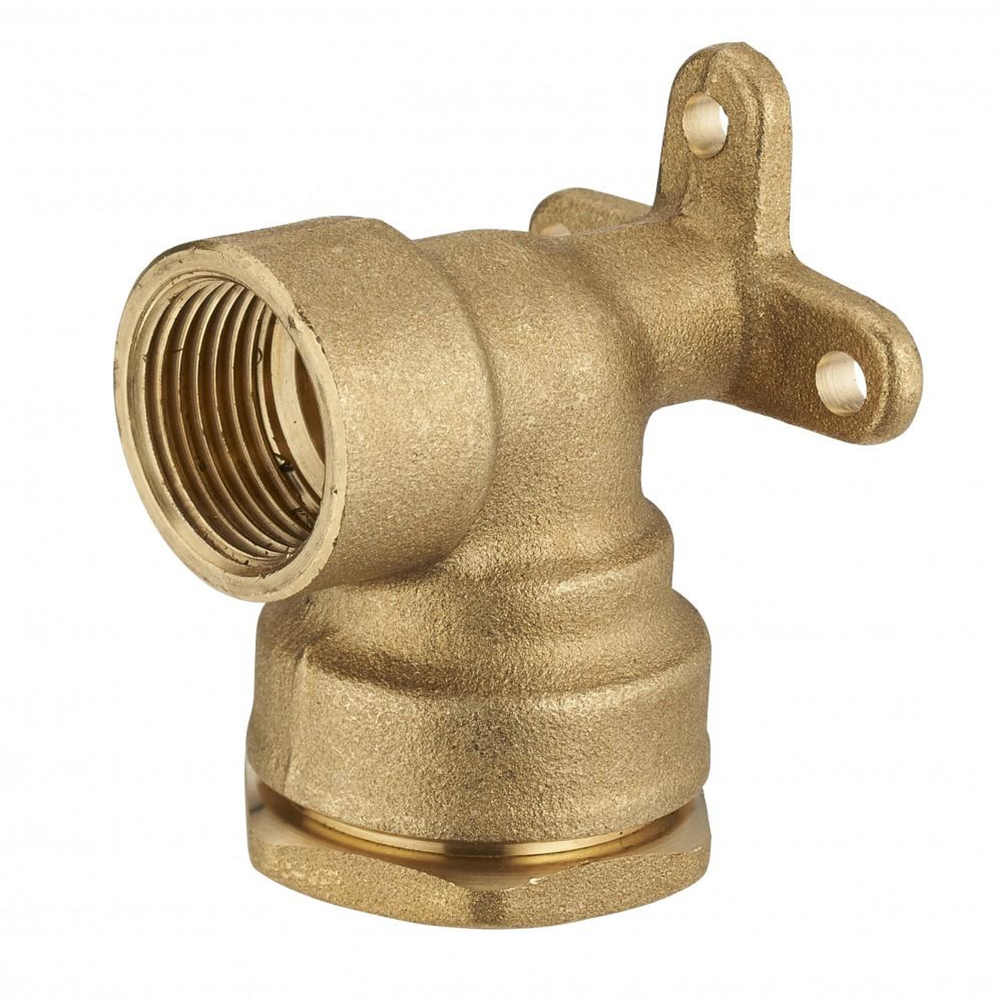 CENTRALE BRICO Coude applique F1/2 à compression laiton D.20 pour tube en polyéthylène