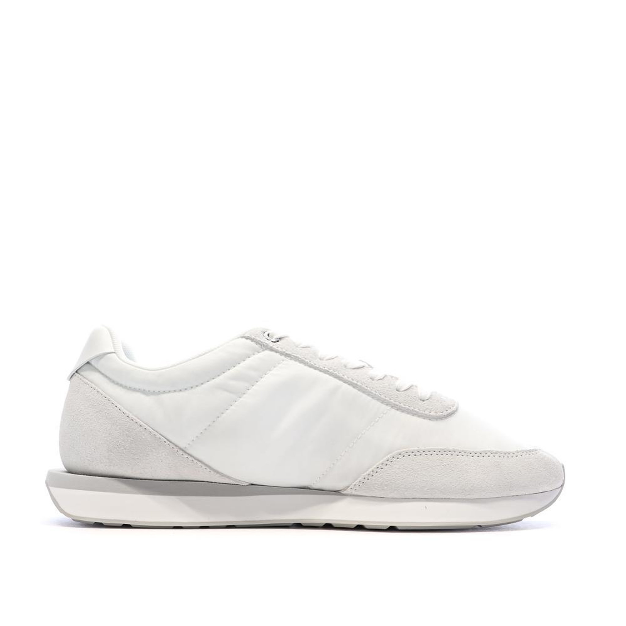Voir la diapositive 2 : CALVIN KLEIN JEANS Baskets Blanc/Gris Homme Calvin Klein Jeans Retros
