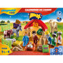 Voir la diapositive 4 : PLAYMOBIL 70259 1.2.3 Calendrier de l'avent  - Animaux et mangeoire