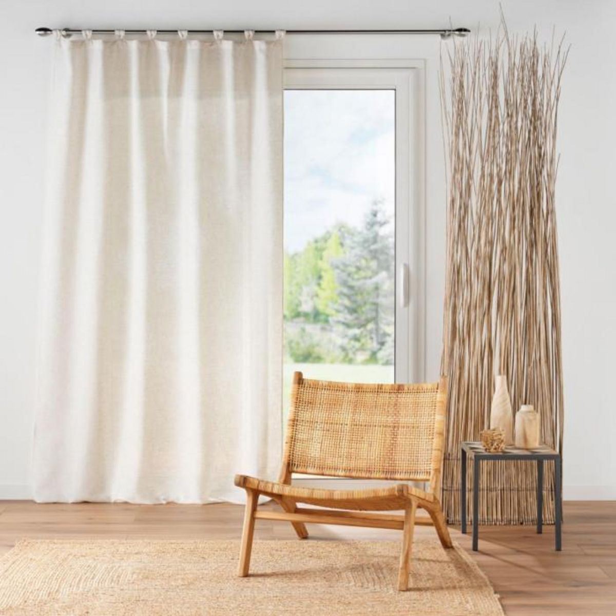 Paris Prix Rideau à Passants  Pauline  140x240cm Naturel