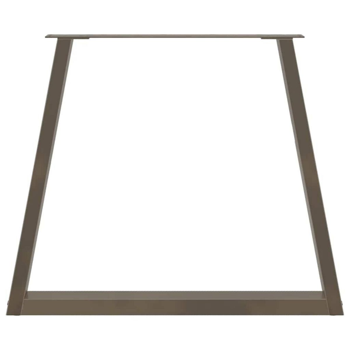 VIDAXL Pieds de table a manger forme de V 2 pcs 80x(72-73,3) cm acier