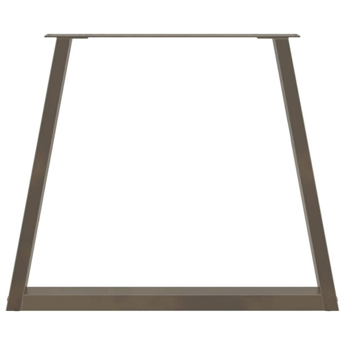 VIDAXL Pieds de table a manger forme de V 2 pcs 80x(72-73,3) cm acier