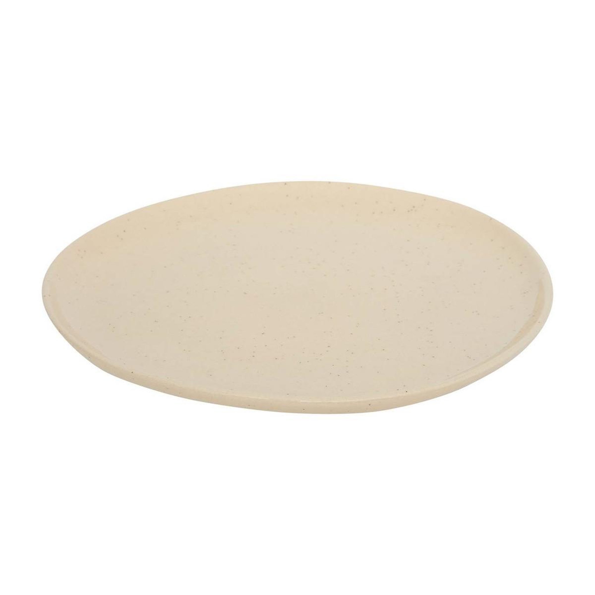 Voir la diapositive 2 : SECRET DE GOURMET Lot de 6 assiettes plates en faïence  wonja  27cm crème