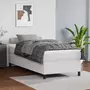 VIDAXL Sommier a lattes de lit avec matelas Blanc 80x200 cm Similicuir