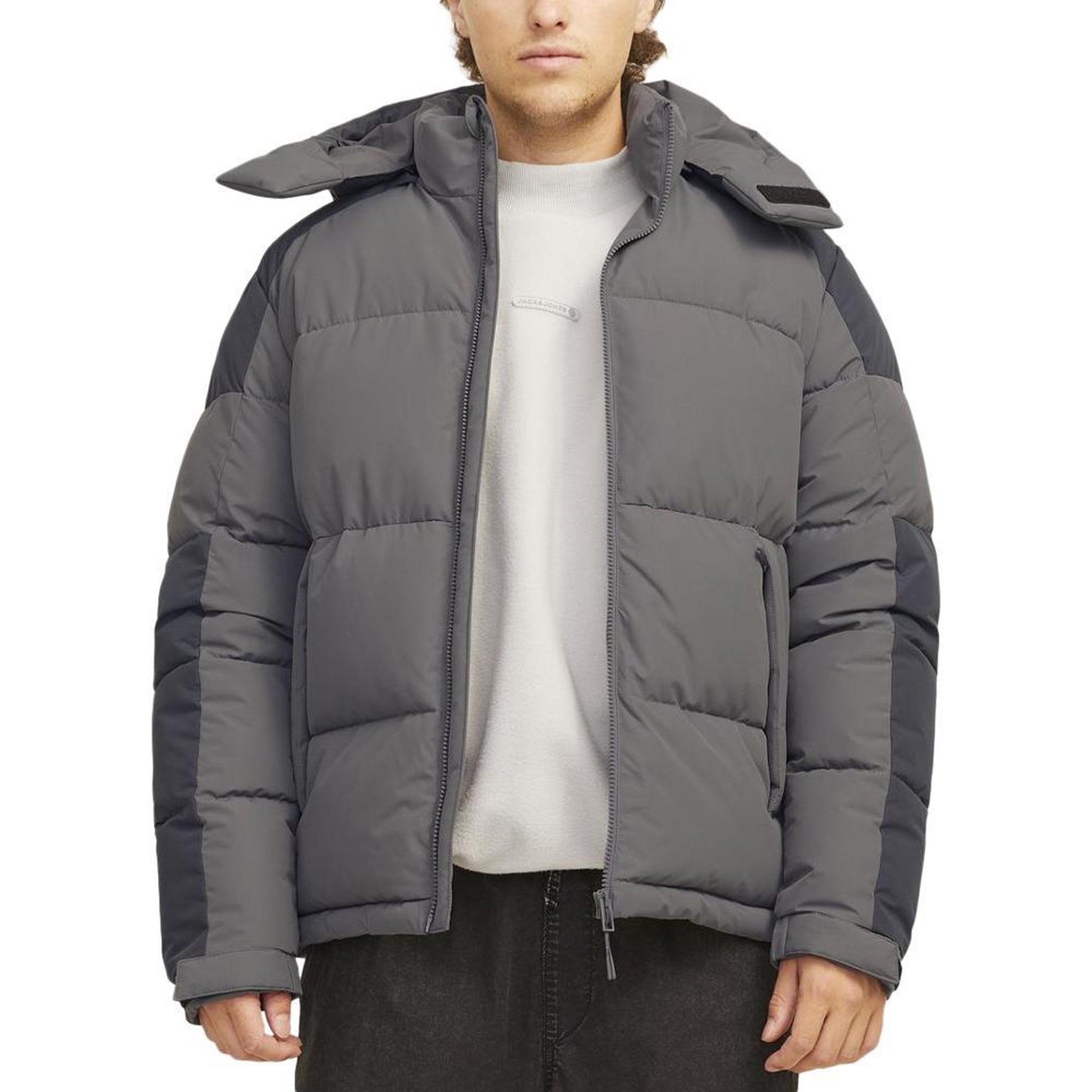 Jack & Jones Doudoune Grise Homme Jack & Jones Caero. Coloris disponibles : Gris