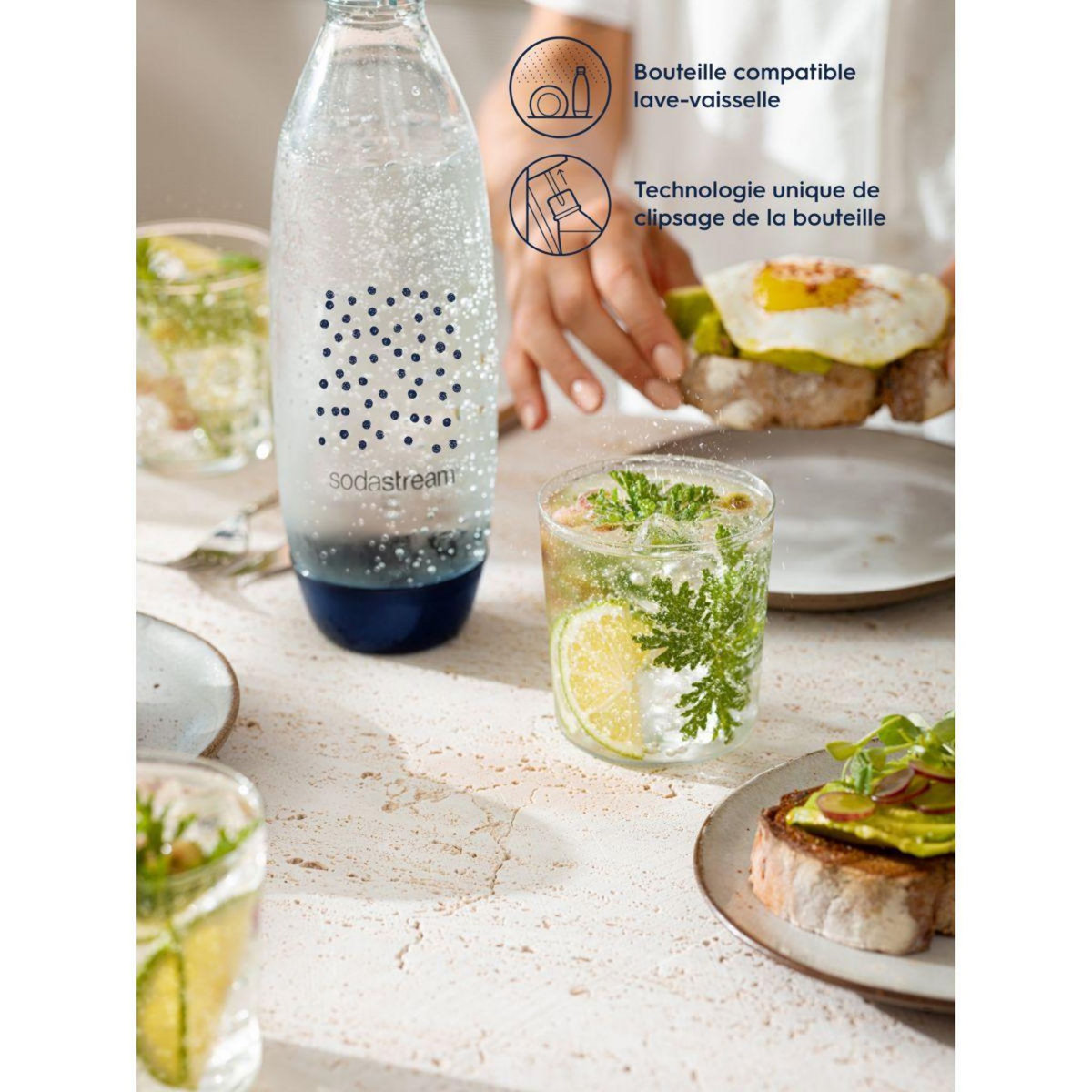 SODASTREAM Bouteille 1L lave-vaisselle Fuse édition limitée