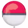  Ballon en aluminium rond : Pokemon Poké Ball : 40 cm