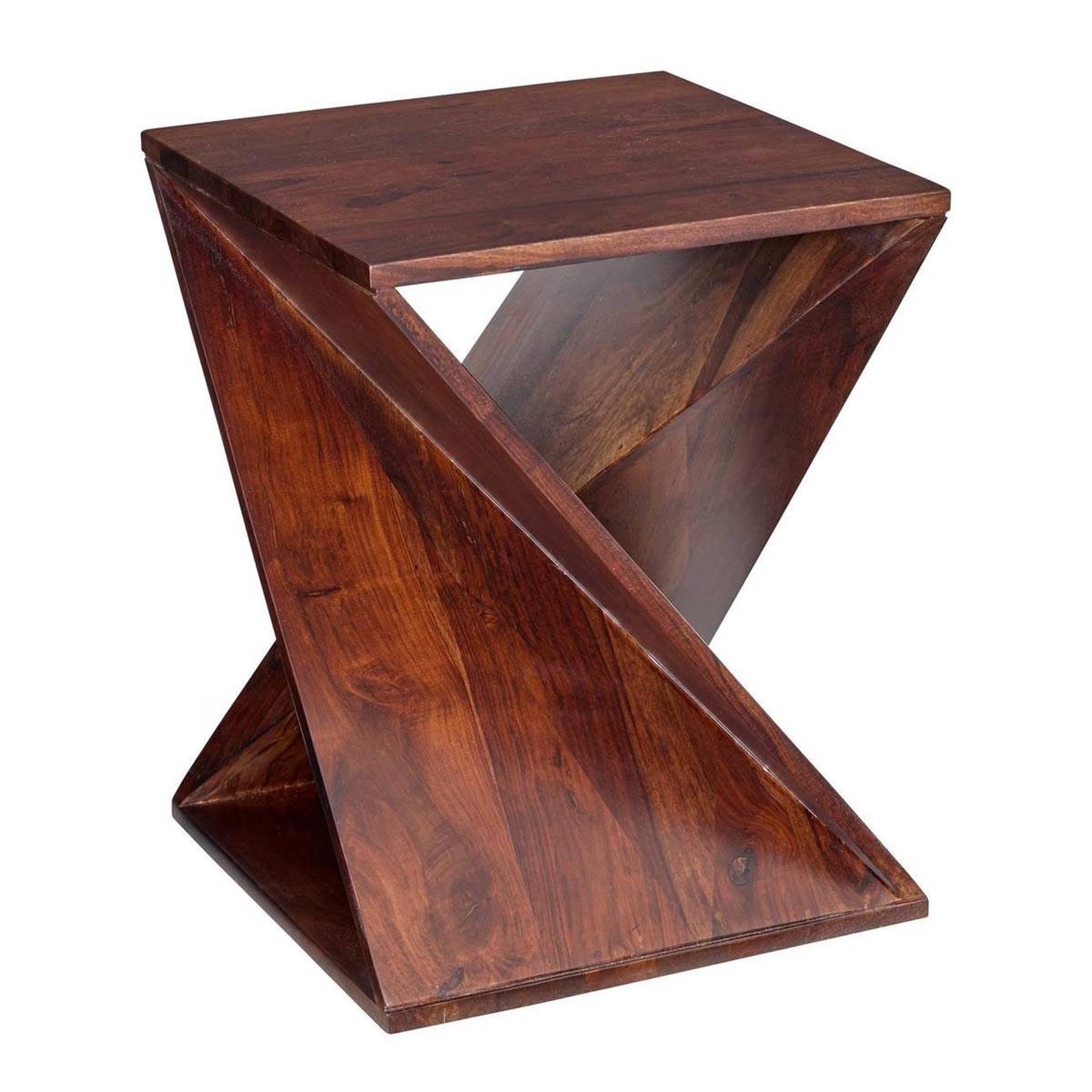 ATMOSPHERA Table d'appoint totem  rikaya  45cm marron