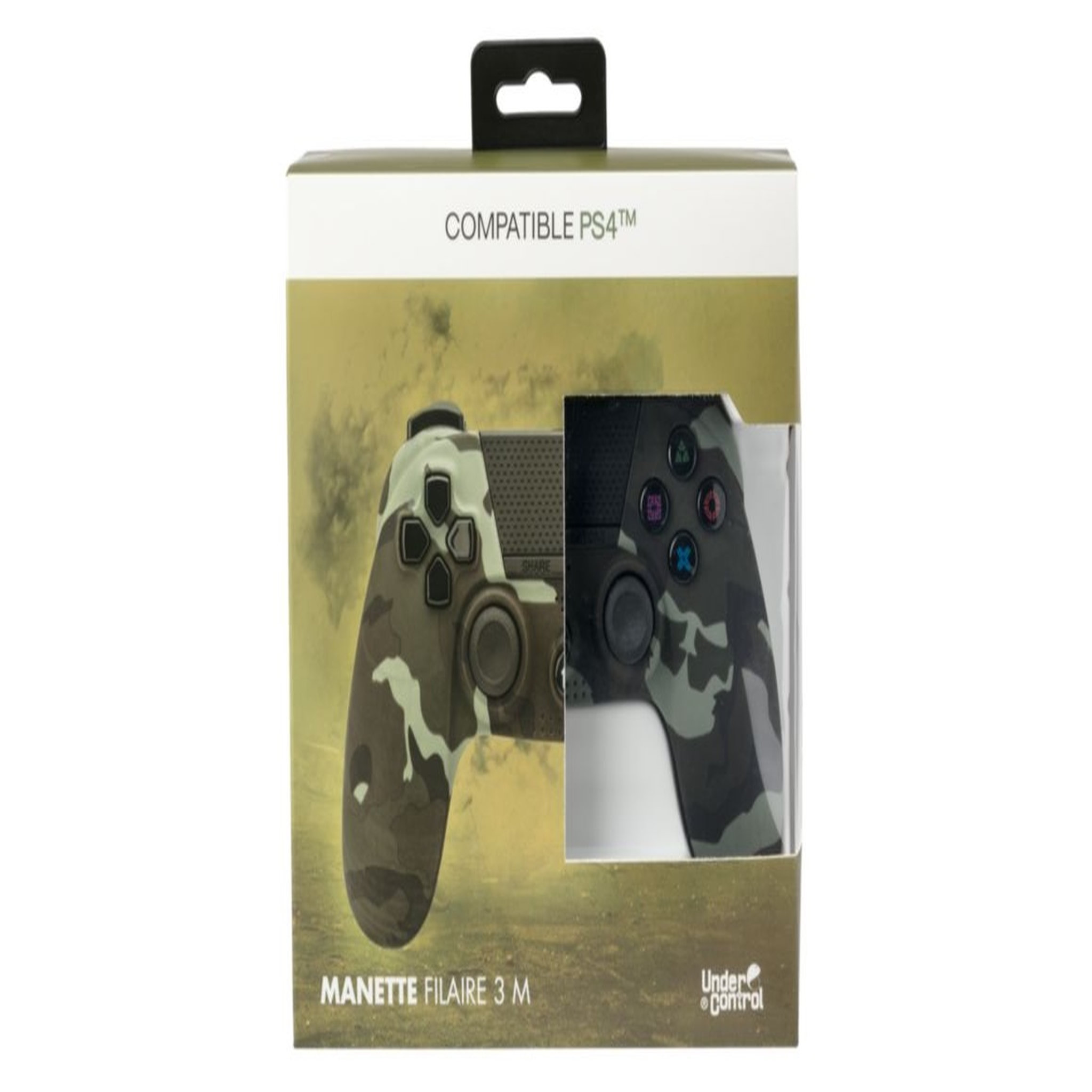 Voir la diapositive 1 : PROXIMA Manette filaire camouflage PS4