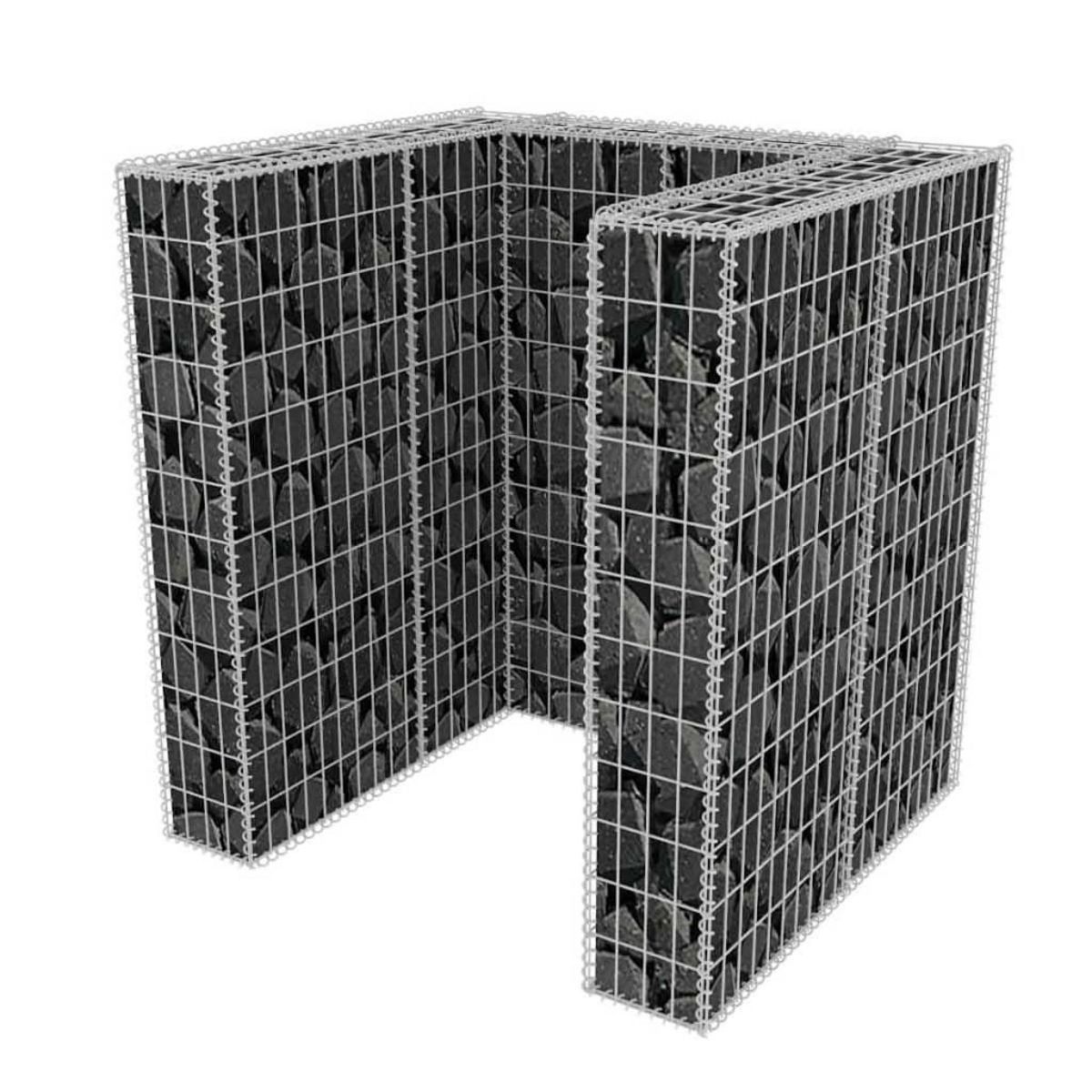 VIDAXL Panier de gabion simple Acier 110 x 100 x 120 cm